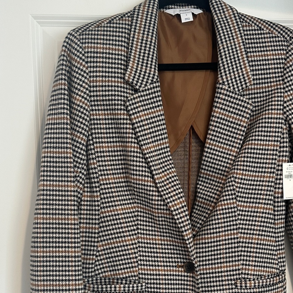 NWT Houndstooth Blazer